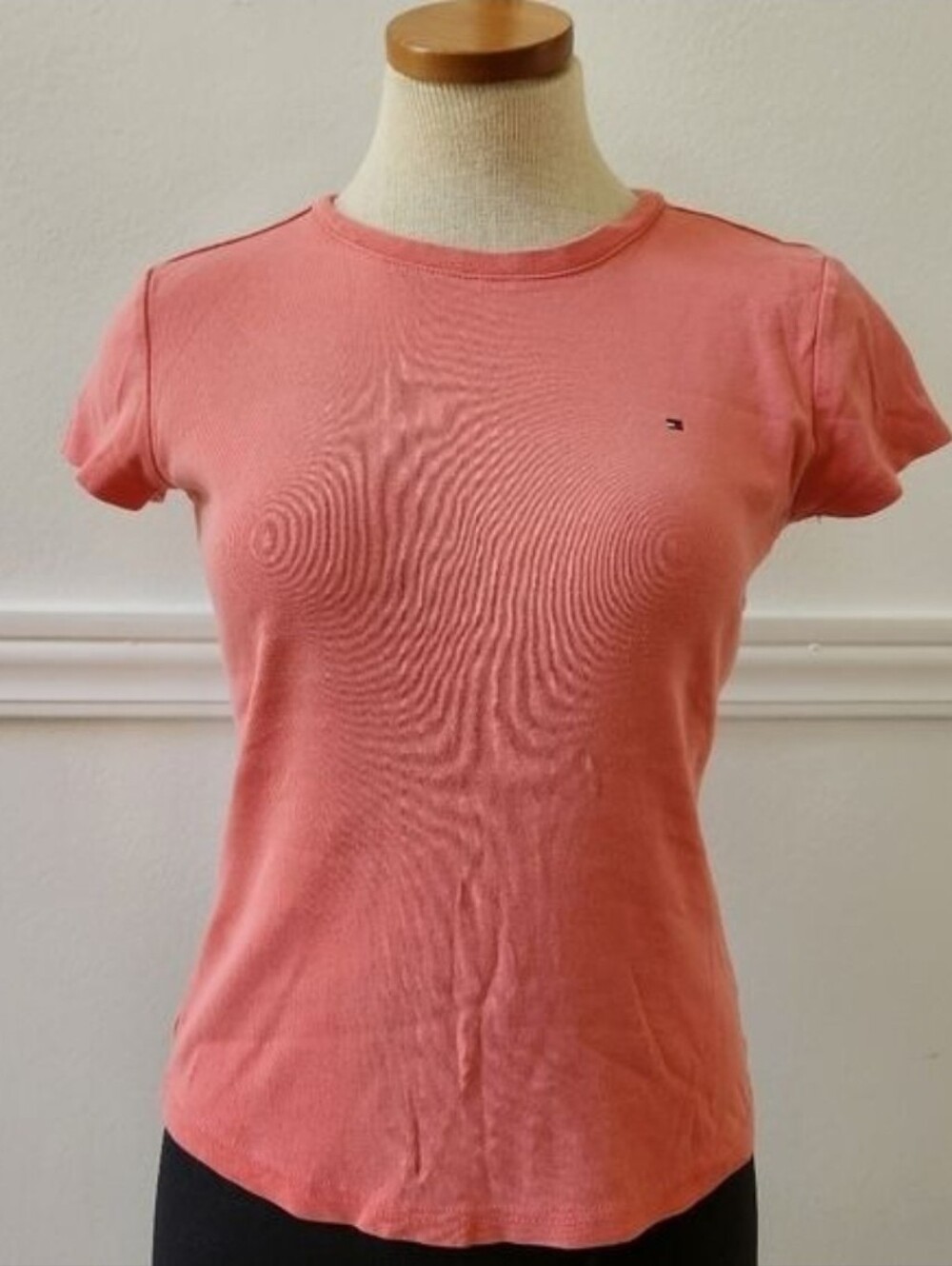4h agoTommy Hilfiger Coral Pink Short Sleeve T-Shirt - Picture 5 of 8